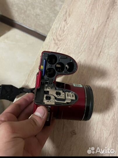 Фотоаппарат nikon coolpix l810, красный