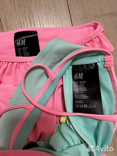 Купальник hm, zara 98 104