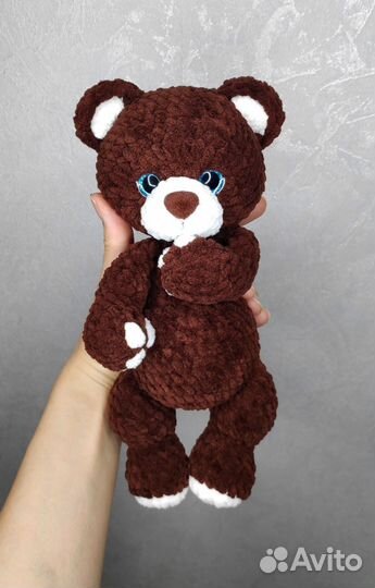 Мишка вязаный,ручная работа