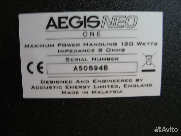 Акустика Acoustic Energy Aegis Neo
