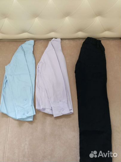 Рубашка пакетом на мальчика 128