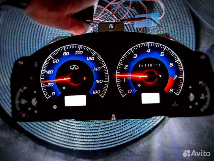 Шкалы на skyline V35