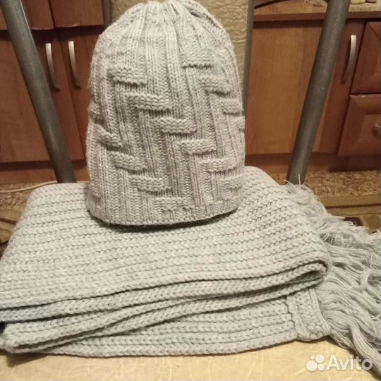 Комплект шапка и шарф