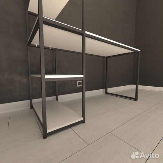 Стол компьютерный, письменный, игровой midnight