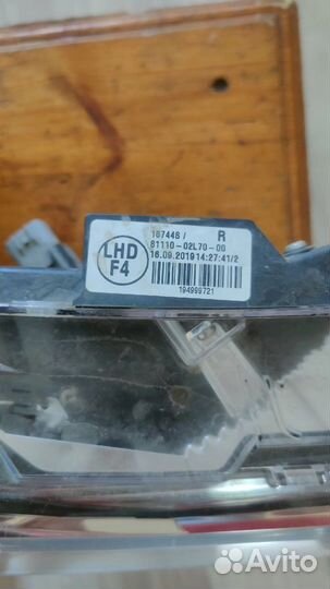 Правая фара, toyota corolla e160 рест