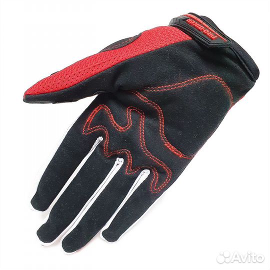 Мото перчатки Pro-Biker CE-01 красные