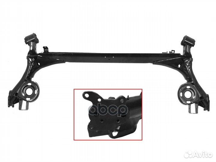 Балка задняя VW polo 10-11/jetta 01-06/golf 97