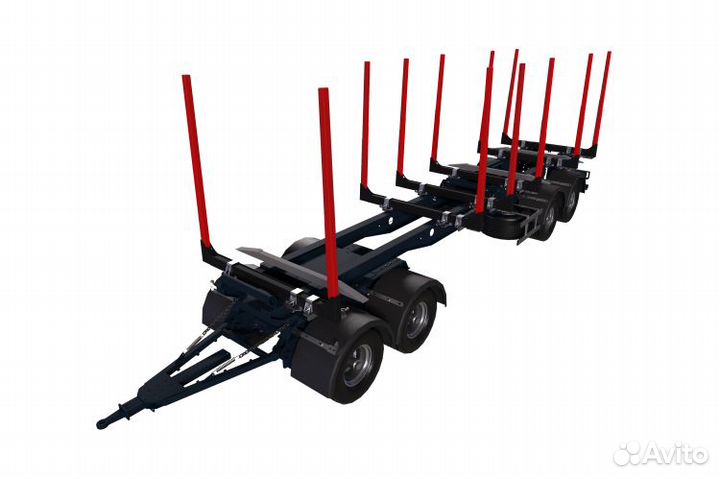 Прицеп лесовоз (сортиментовоз) V-Trailer 306, 2023