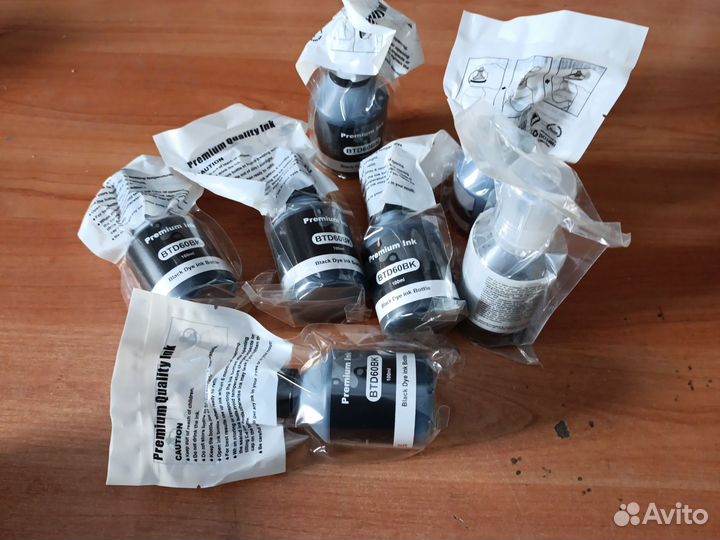 Чернила черные для brother BTD60BK