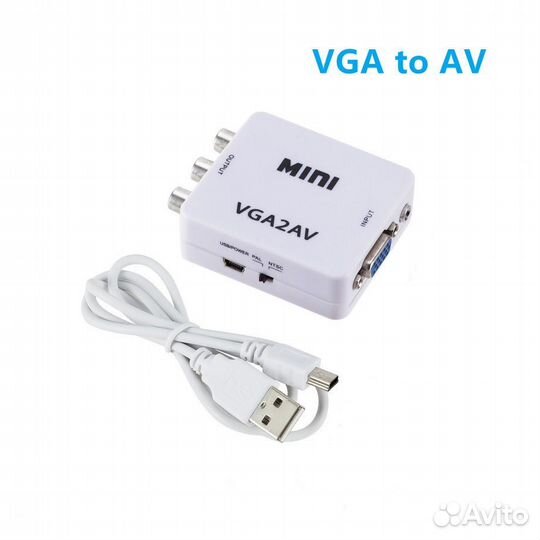 Конвертер с vga на тюльпаны
