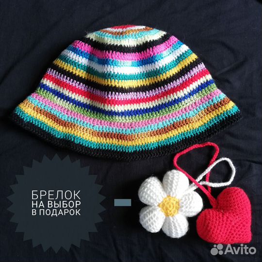 Вязаная панама в стиле miu miu