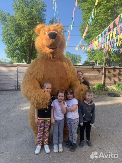 Поздравление от большого мишки