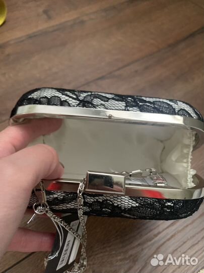 Вечерний клатч выпускной яблоко кружево