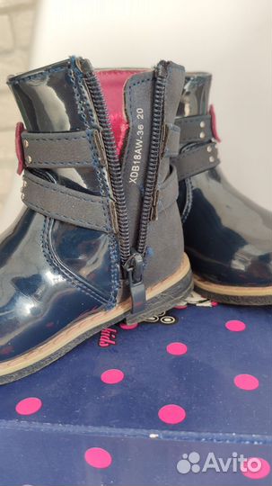 Ботинки демисезонные для девочки 20 размер