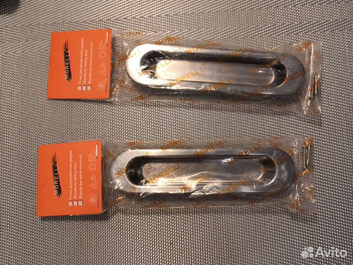 Ручка для раздвижной двери morelli, хром матовый M