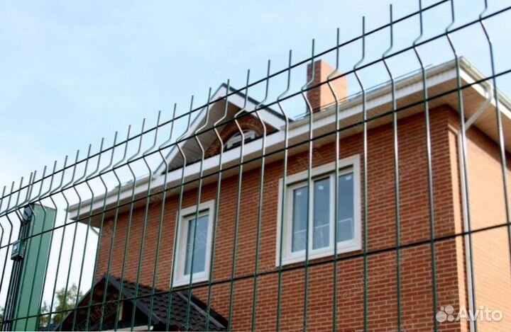 Забор из 3D сетки