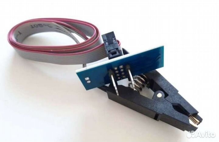 Программатор ch341a новый с прищепкой