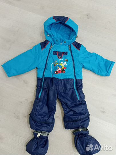 Комбинезон для малыша 80 осень