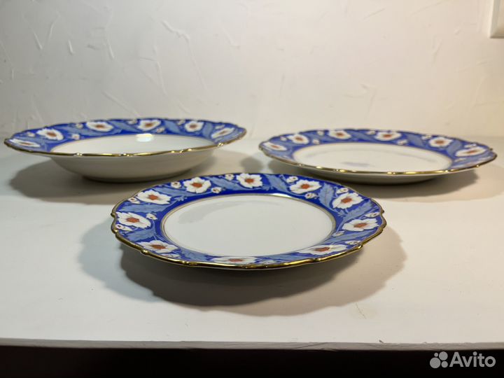 Редкие тарелки Дулево, 1953 год, авт. Леонов