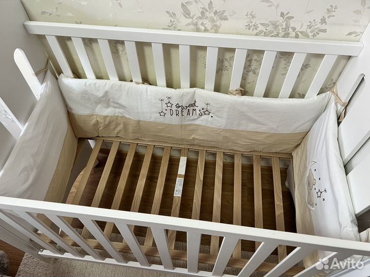 Детская кроватка micuna и пеленальный fiorellino