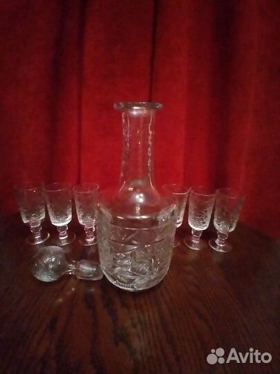 Хрустальные рюмки/лафитники. СССР