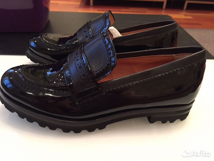 Туфли лоферы демисезонные