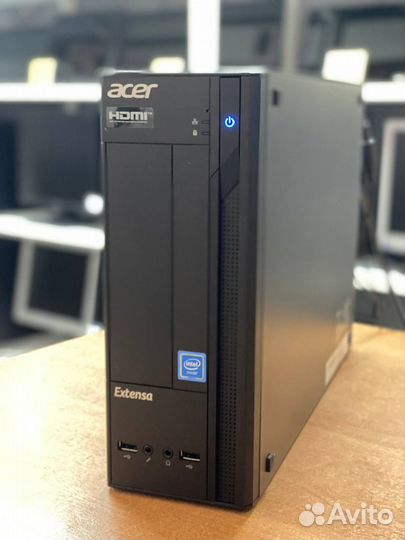 Acer Extensa EX2610G компактный, бесшумный, на SSD