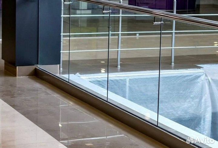 Перила из стекла