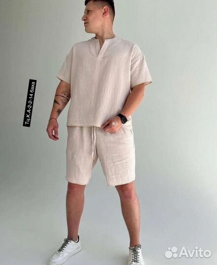 Костюм шорты и футболка