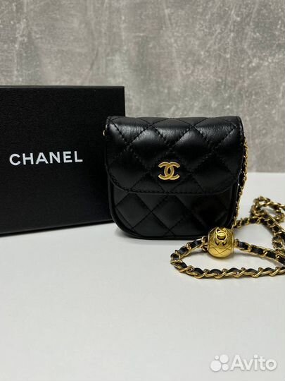 Сумка женская маленькая chanel кожа люкс