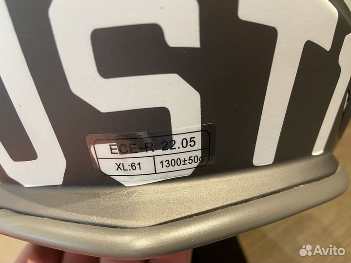 Мотошлем just 1 (очки) xl