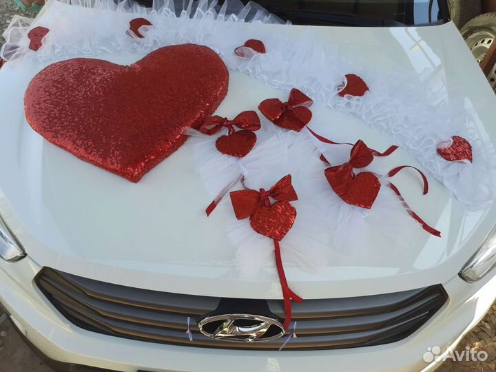 Свадебное украшение на машину Продажа