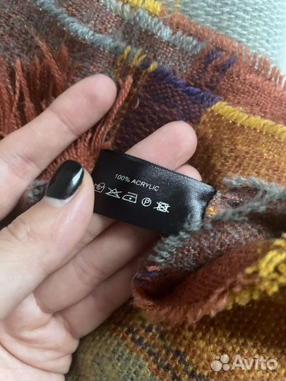 Теплый шарф