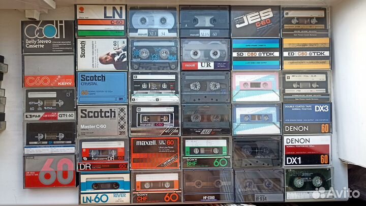 Аудиокассеты бу 1тип Япония 60минут