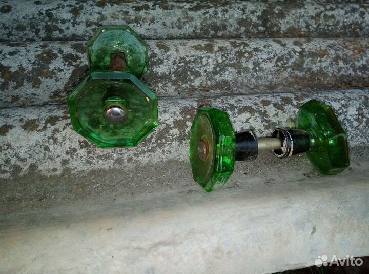 Дверные ручки стеклянные СССР