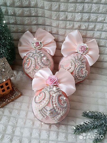 Елочные шары ручной работы