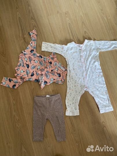 Пакет фирменной одежды для девочки 68-74