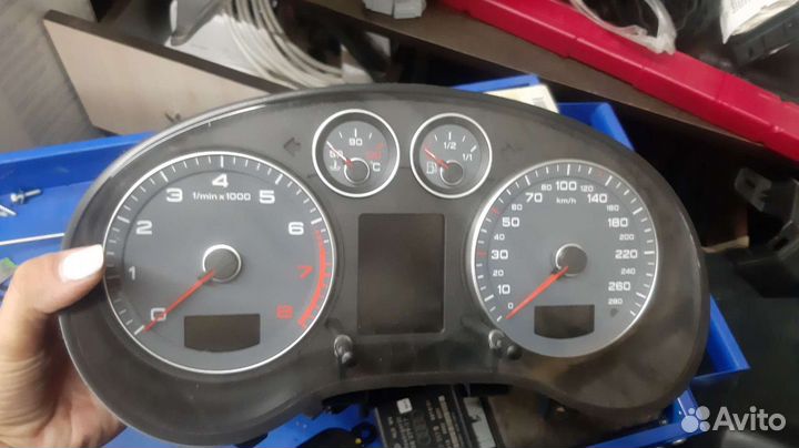 Щиток приборов ауди а3 8р рест.2