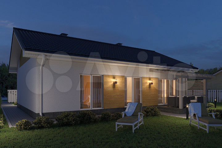 Дом 100 м² на участке 10 сот.