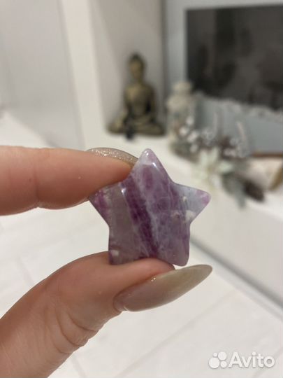 Звезда авантюрин флюорит