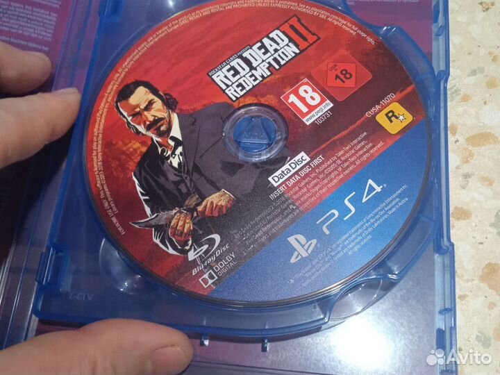 Red dead redemption 2 ps4 диск