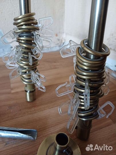 Гардина для штор металлическая