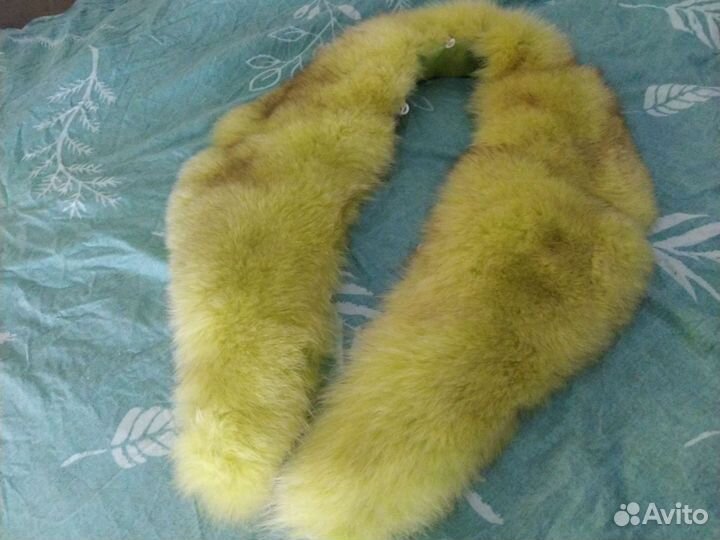 Меховой воротник песец