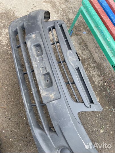 Бампер шагрень на ладу гранту