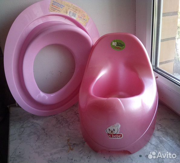Горшок детский и сиденье детское на унитаз