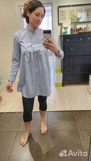 Рубашка женская удлиненная