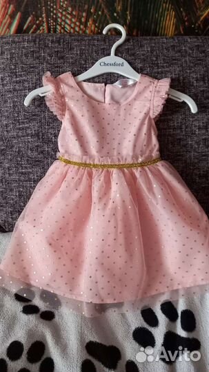 Платье для девочки 86-92