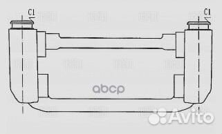 Скоба суппорта для а/м Chevrolet Lacetti (04)