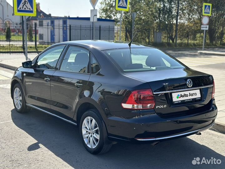 Volkswagen Polo 1.6 AT, 2016, 74 793 км