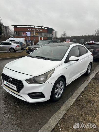 Hyundai Solaris 1.6 AT, 2018, 191 800 км